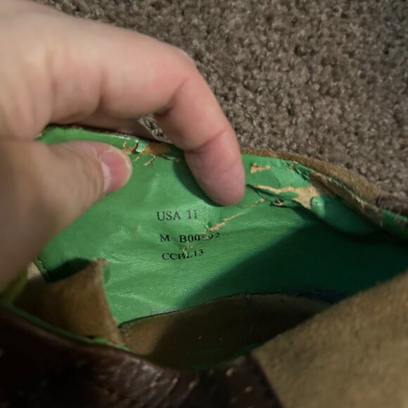 BUKS by Walk-Over Men’s‎ Saddle Oxford Shoes - Size 11 M - Brown Suede & Leather main image 4